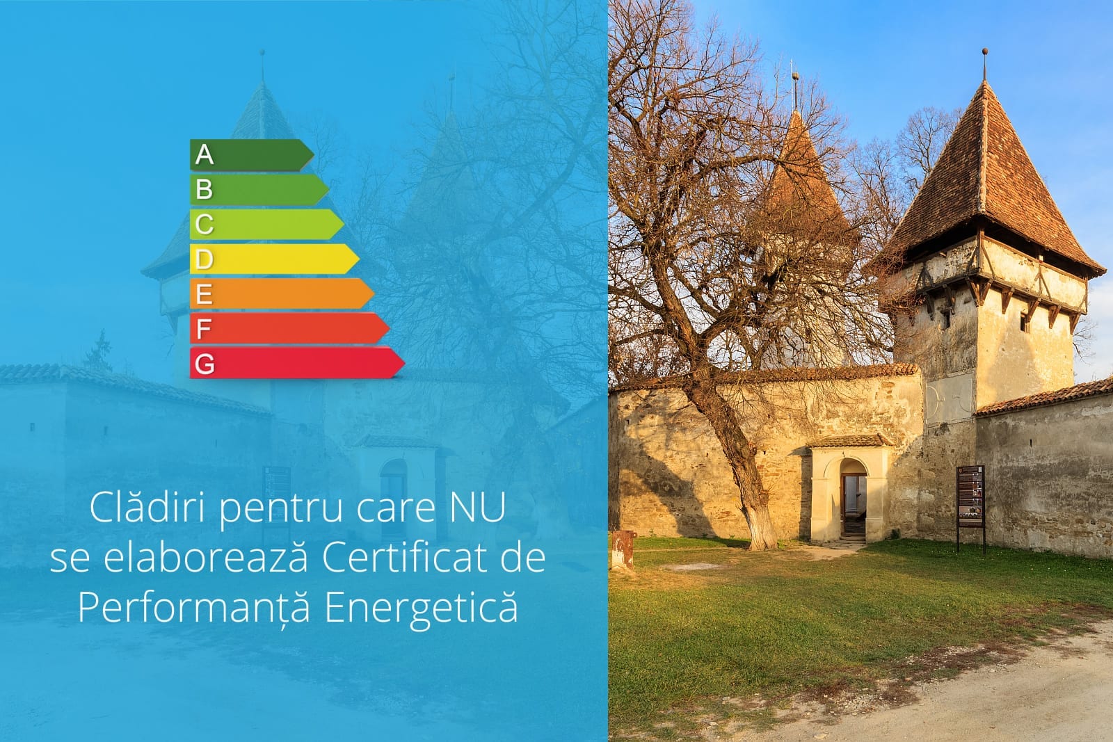 Clădiri pentru care NUse elaborează Certificat de Performanță Energetică